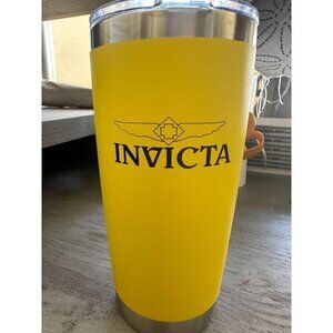 Invicta yellow steel tumbler, 20 oz